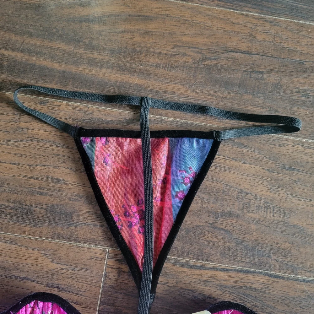NWT Shirley of Hollywood 2 Pcs Set Intimate Lingerie‎ Corset and G-String Thong